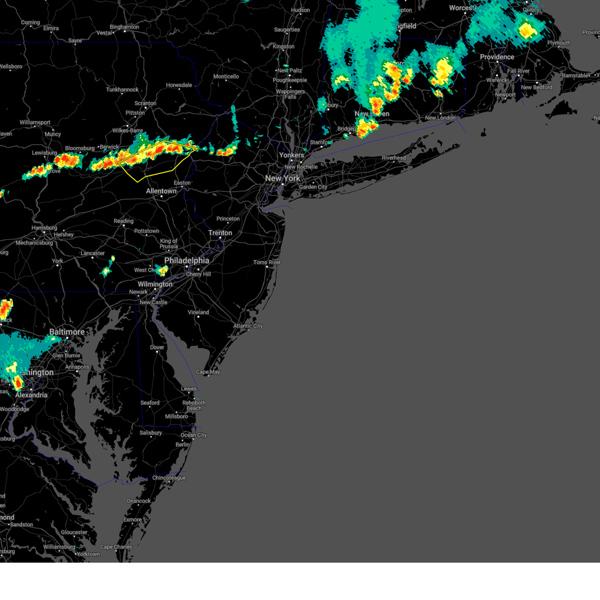 Interactive Hail Maps Hail Map for Tamaqua, PA