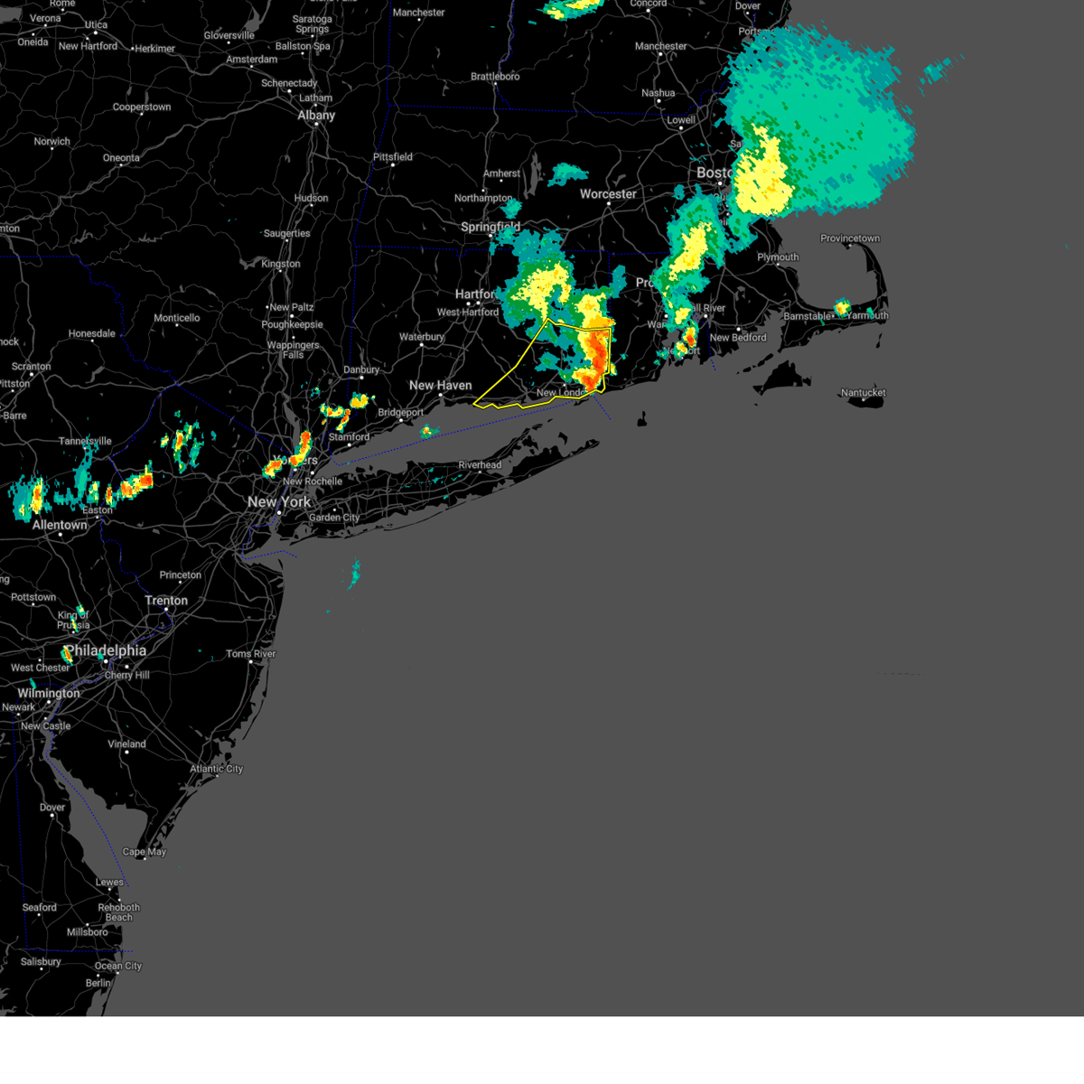 Interactive Hail Maps Hail Map for Pawcatuck, CT