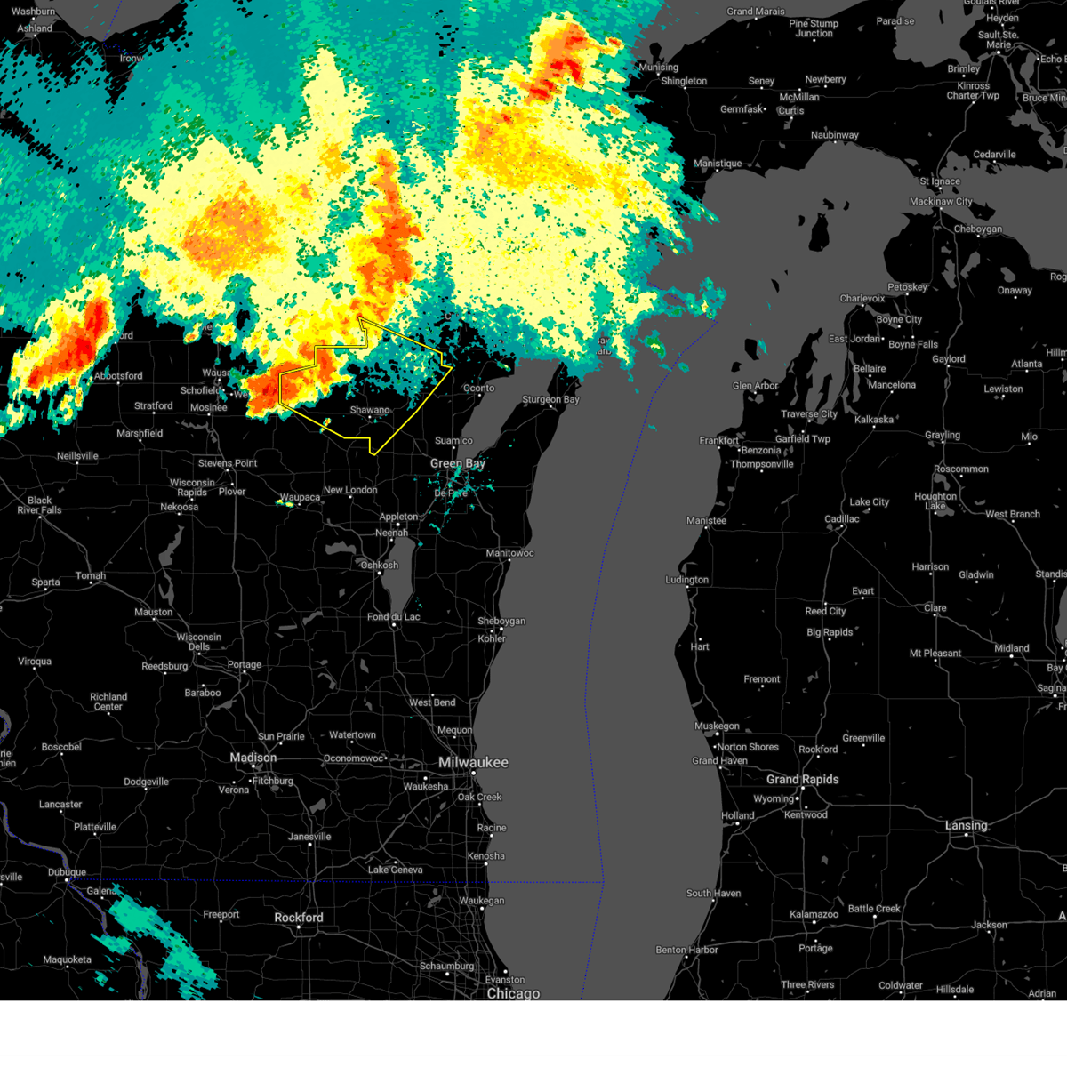 Interactive Hail Maps Hail Map for Wittenberg, WI