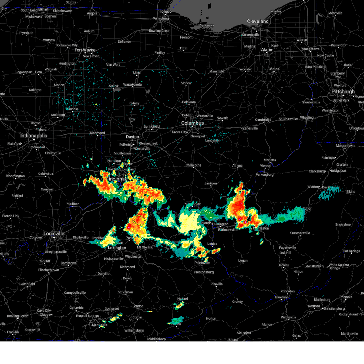 Interactive Hail Maps Hail Map for Mount Olivet, KY