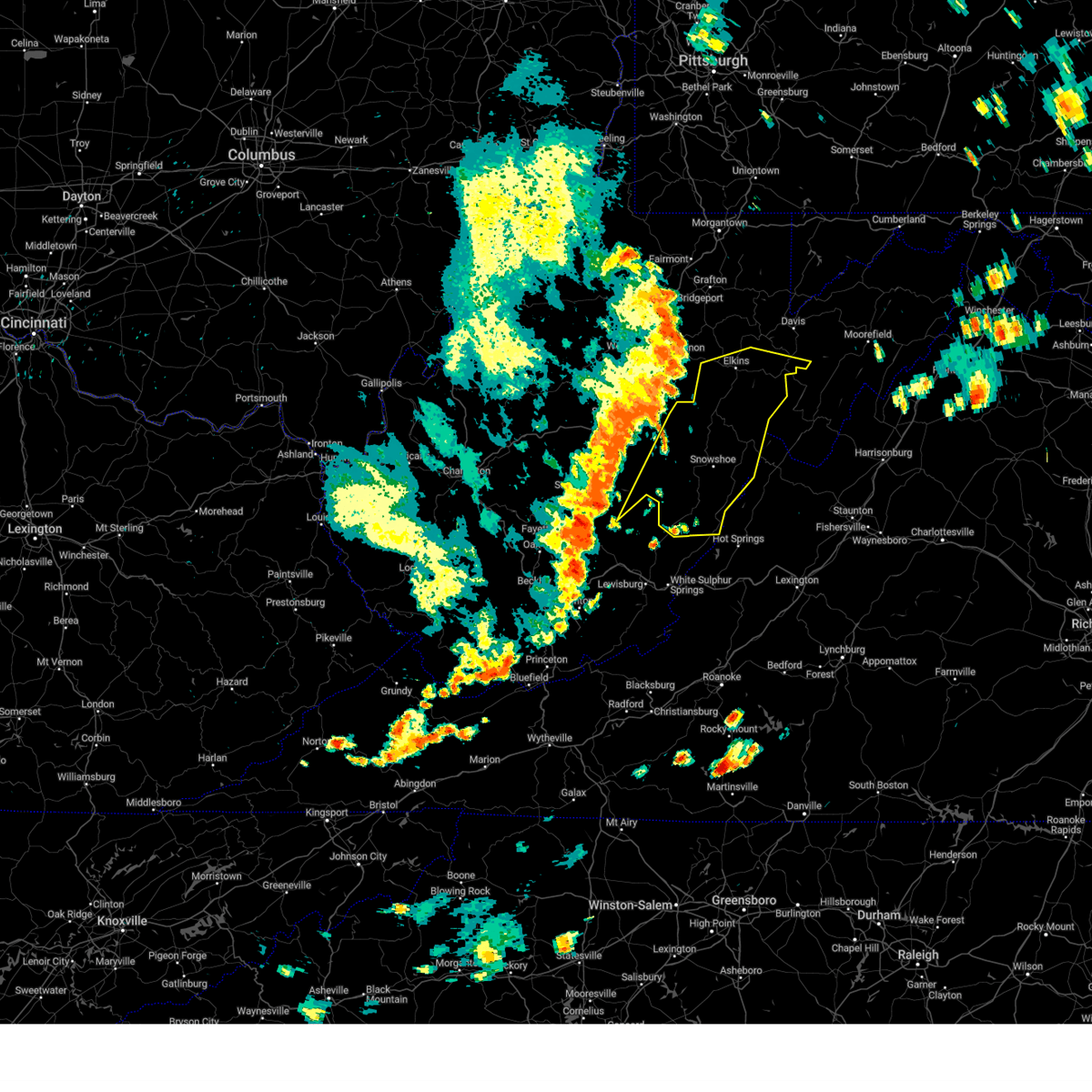 Interactive Hail Maps Hail Map for Junior, WV