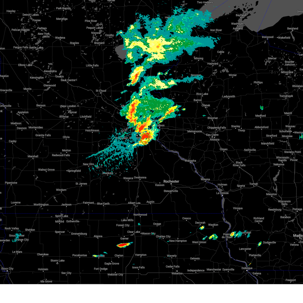 Interactive Hail Maps Hail Map for Lakeville, MN