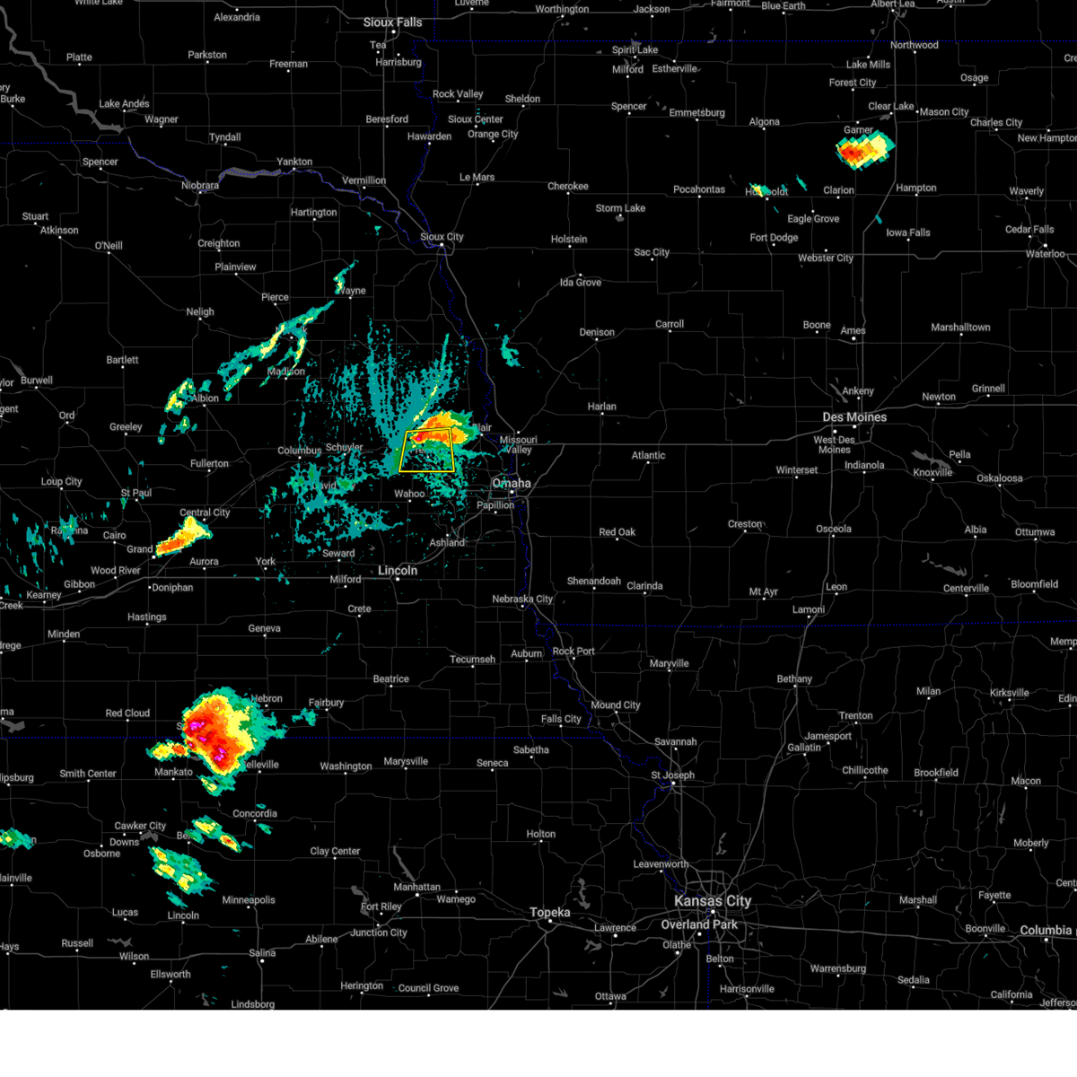 Interactive Hail Maps Hail Map for Fontanelle, NE
