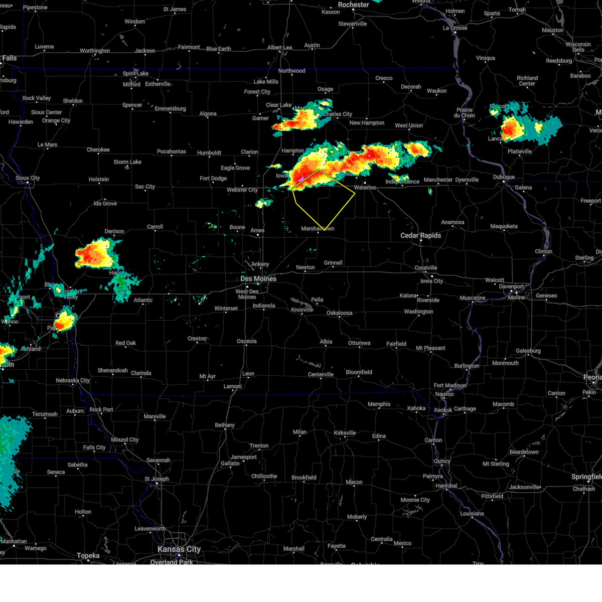 Interactive Hail Maps Hail Map for Wellsburg, IA