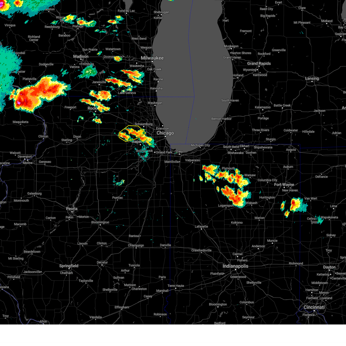 Interactive Hail Maps Hail Map for Addison, IL