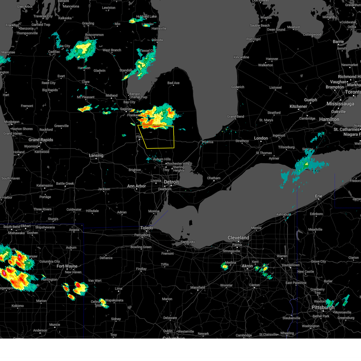 Interactive Hail Maps Hail Map for Flint, MI
