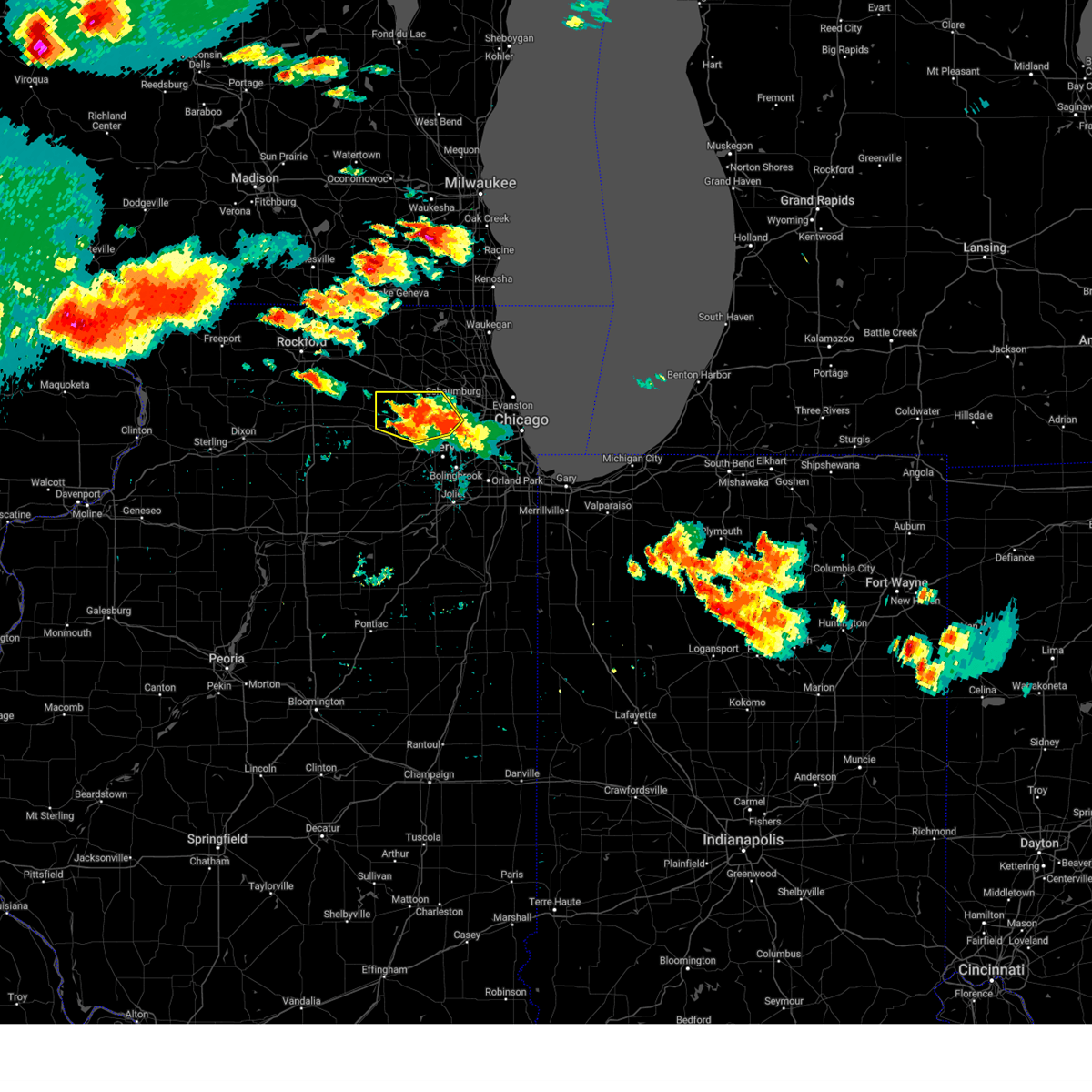 Interactive Hail Maps Hail Map for Bartlett, IL