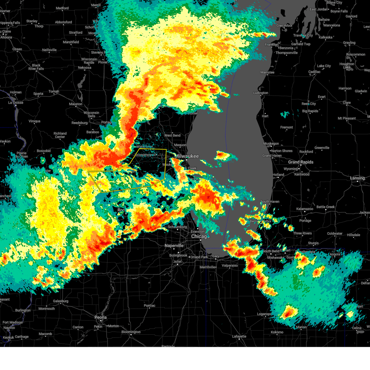 Interactive Hail Maps Hail Map for Hartland, WI