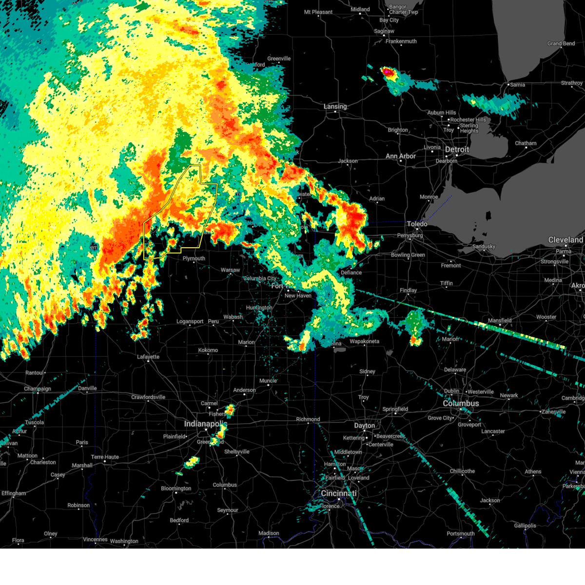 Interactive Hail Maps Hail Map for La Porte, IN