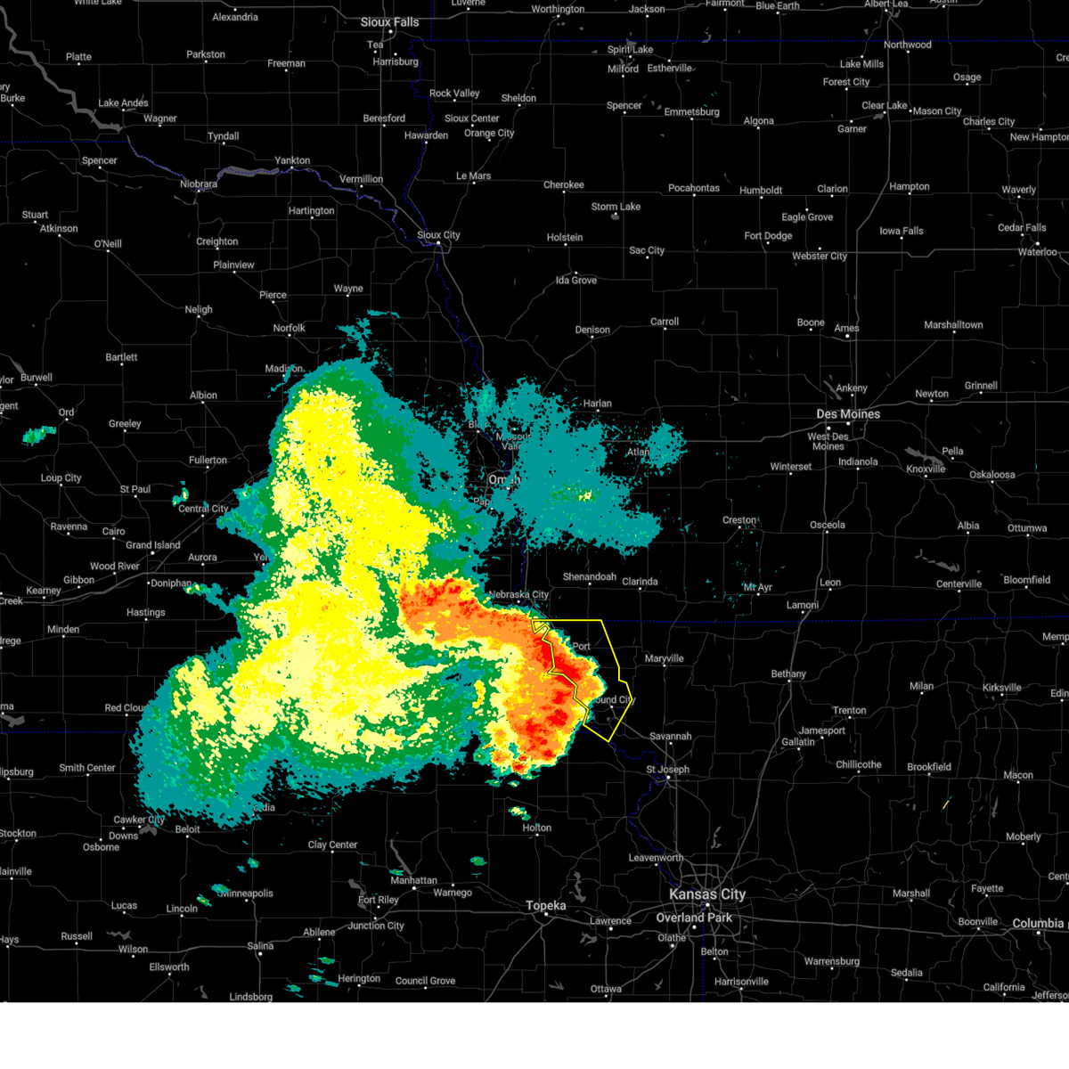 Interactive Hail Maps Hail Map for Phelps City, MO
