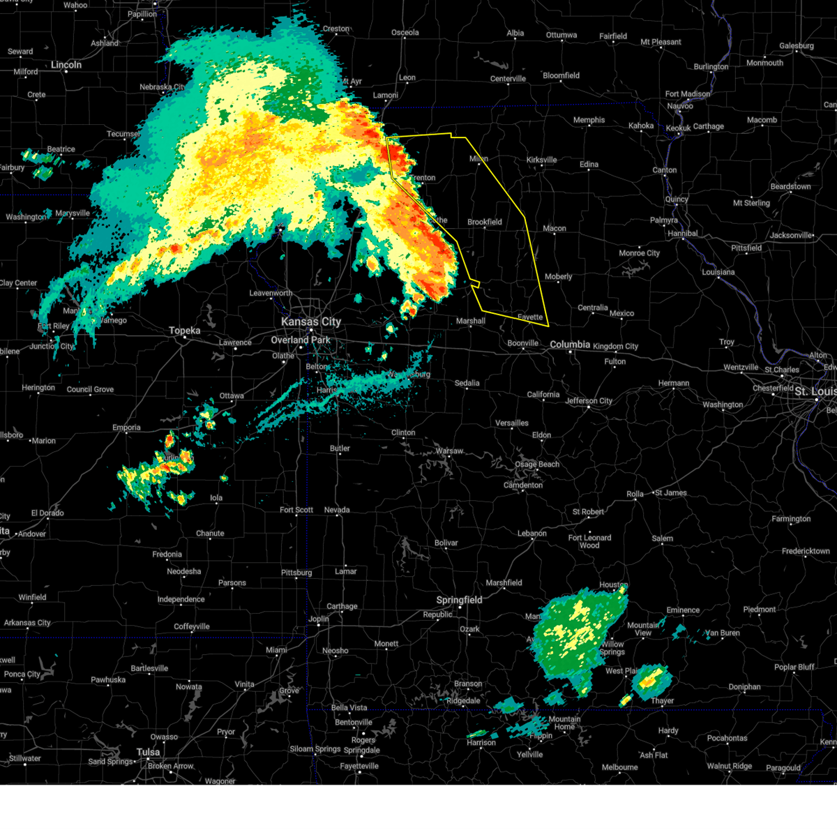 Interactive Hail Maps Hail Map for New Cambria, MO