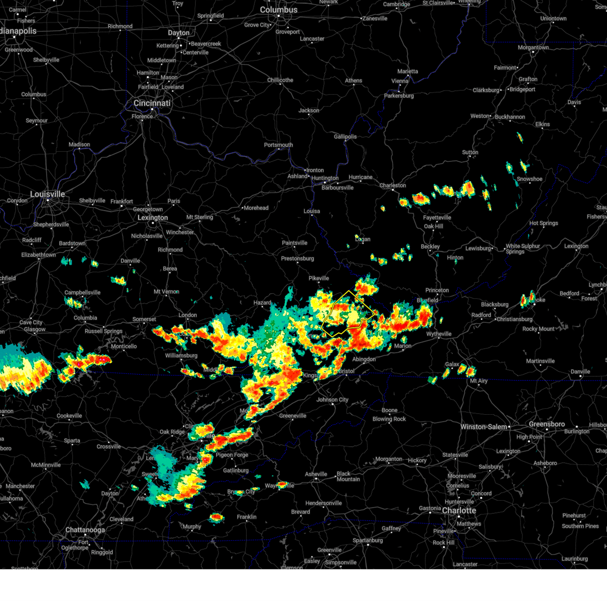 Interactive Hail Maps Hail Map for Grundy, VA