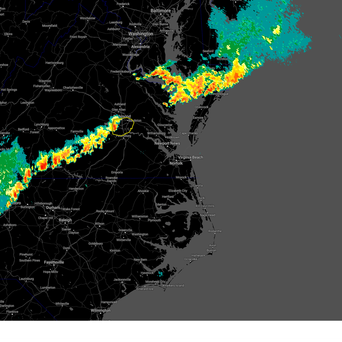 Interactive Hail Maps Hail Map for Richmond, VA