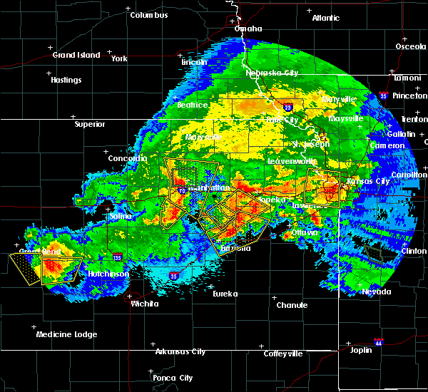 Interactive Hail Maps Hail Map for Topeka, KS