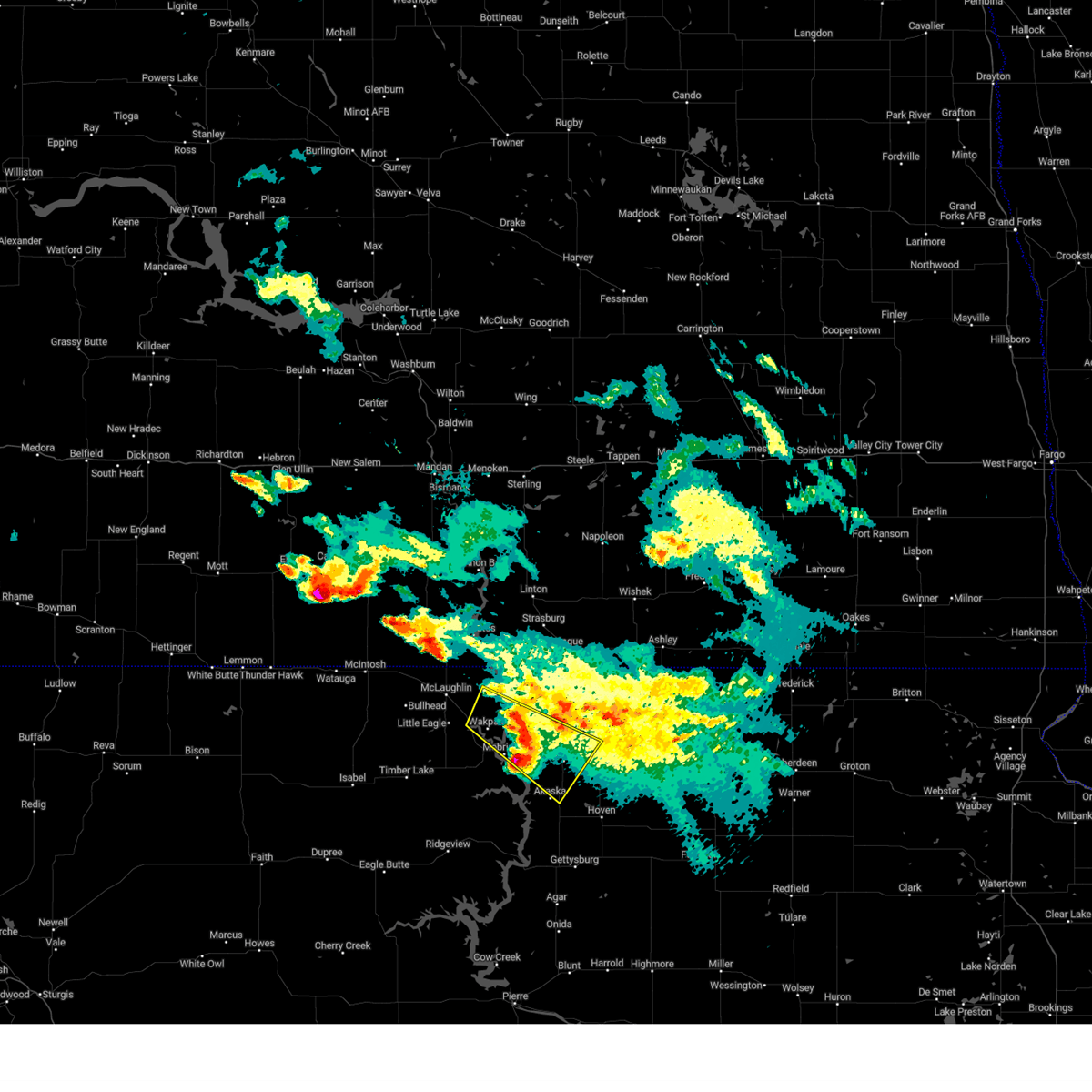 Interactive Hail Maps Hail Map for Mobridge, SD