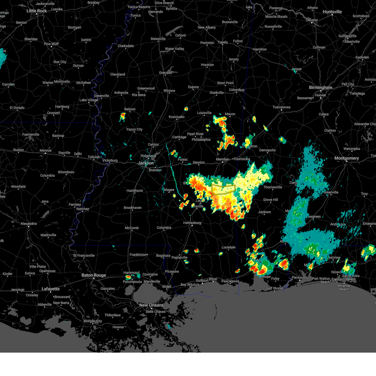Interactive Hail Maps Hail Map for Shubuta, MS