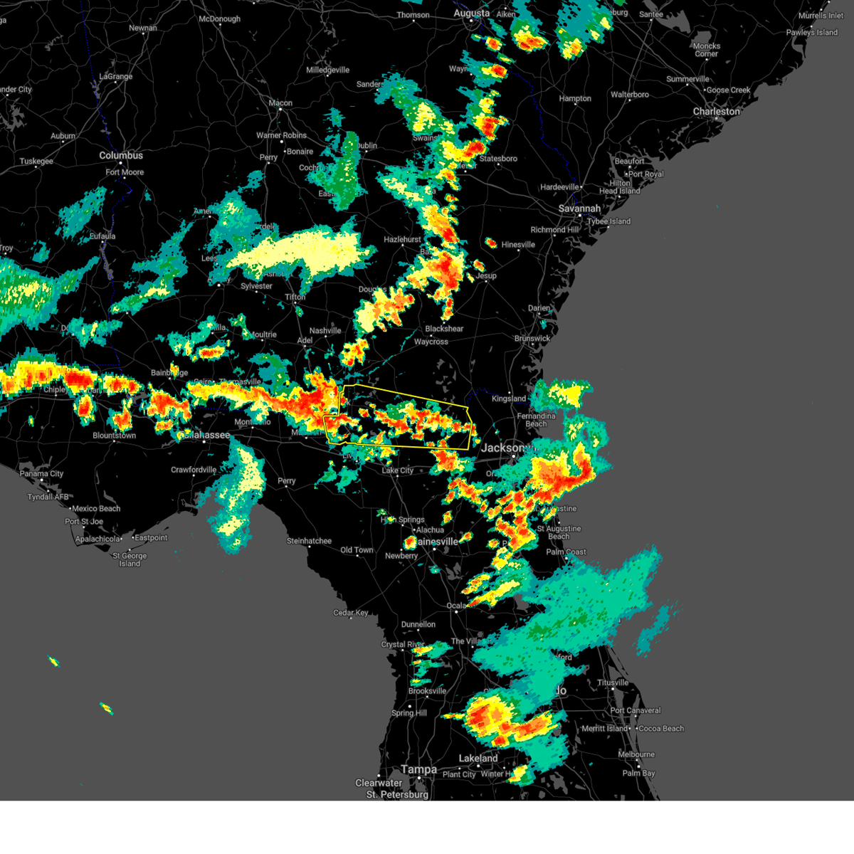 Interactive Hail Maps Hail Map for Jennings, FL
