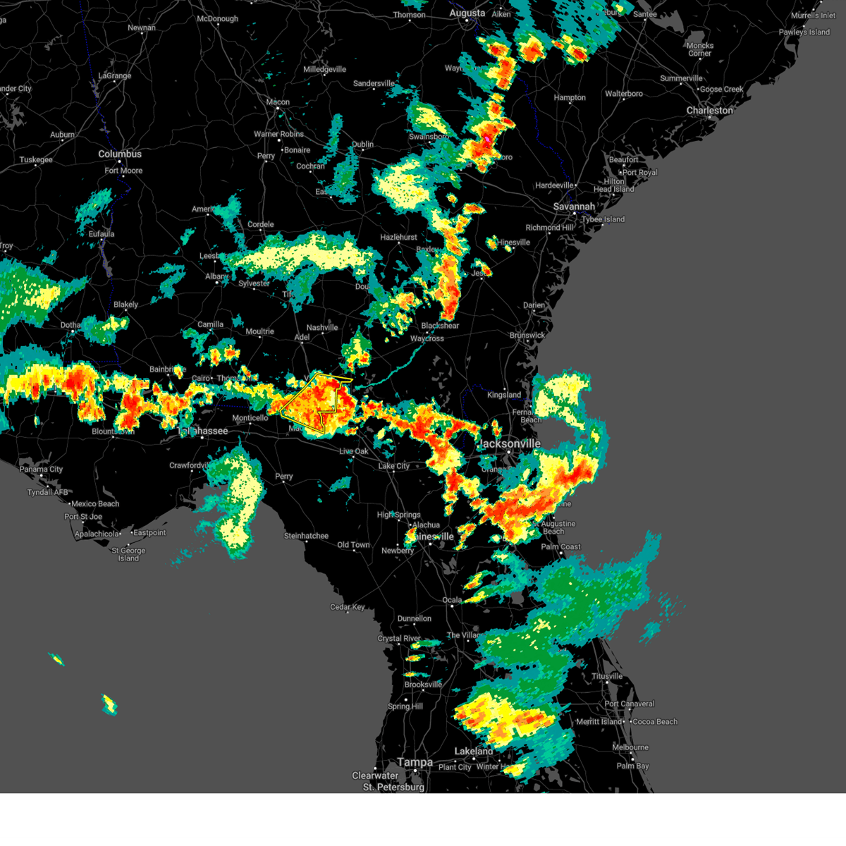 Interactive Hail Maps Hail Map for Valdosta, GA