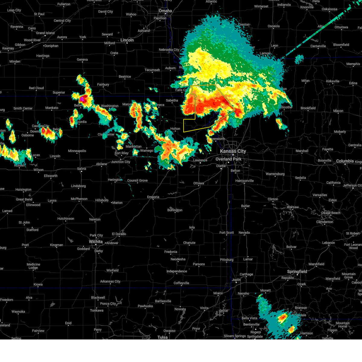 Interactive Hail Maps Hail Map for Amazonia, MO