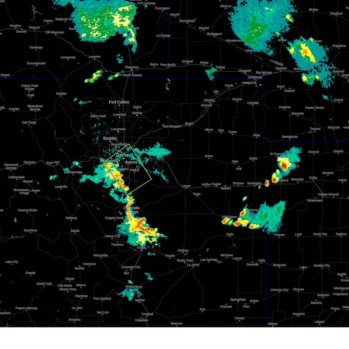 Interactive Hail Maps Hail Map for Littleton, CO