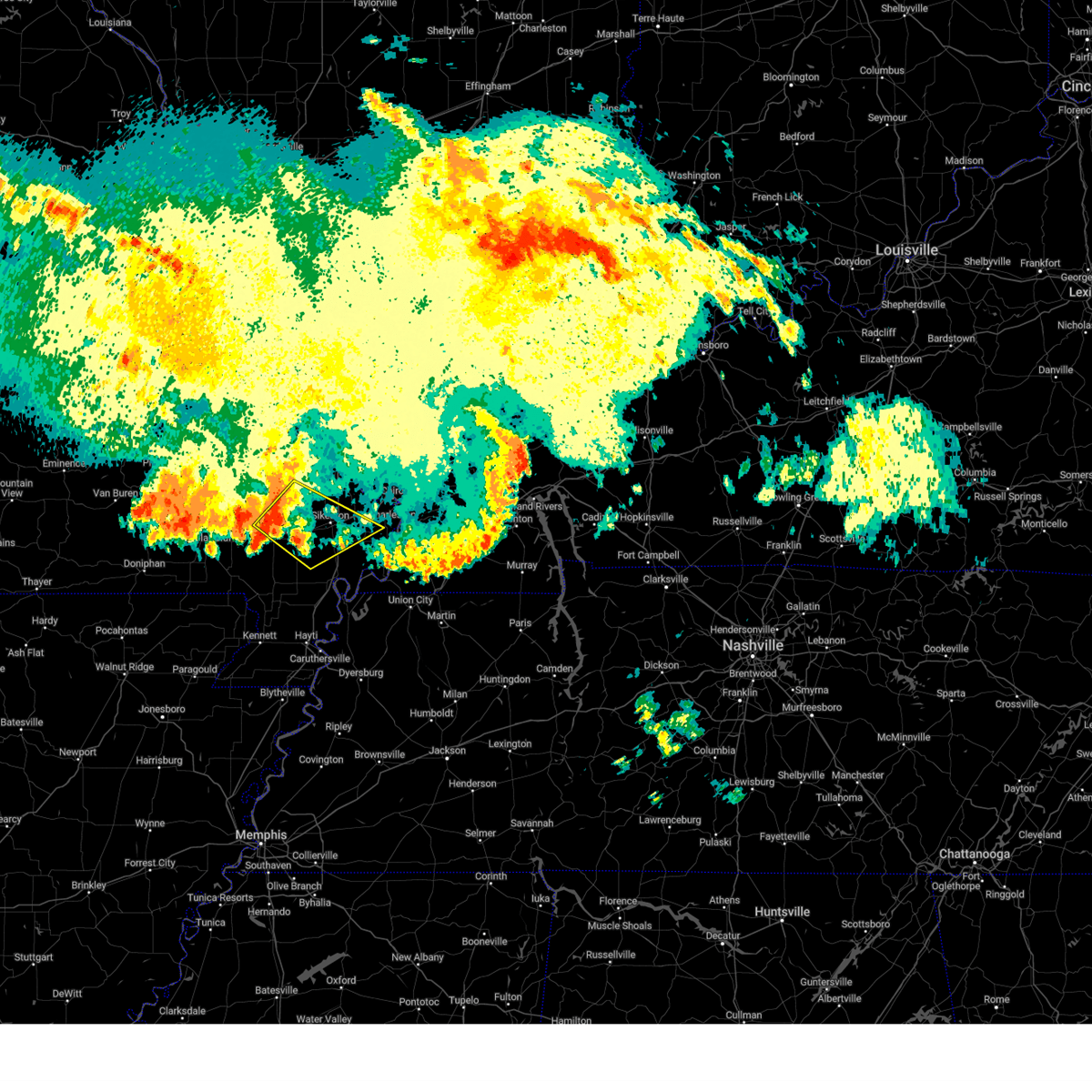 Interactive Hail Maps Hail Map for Bell City, MO