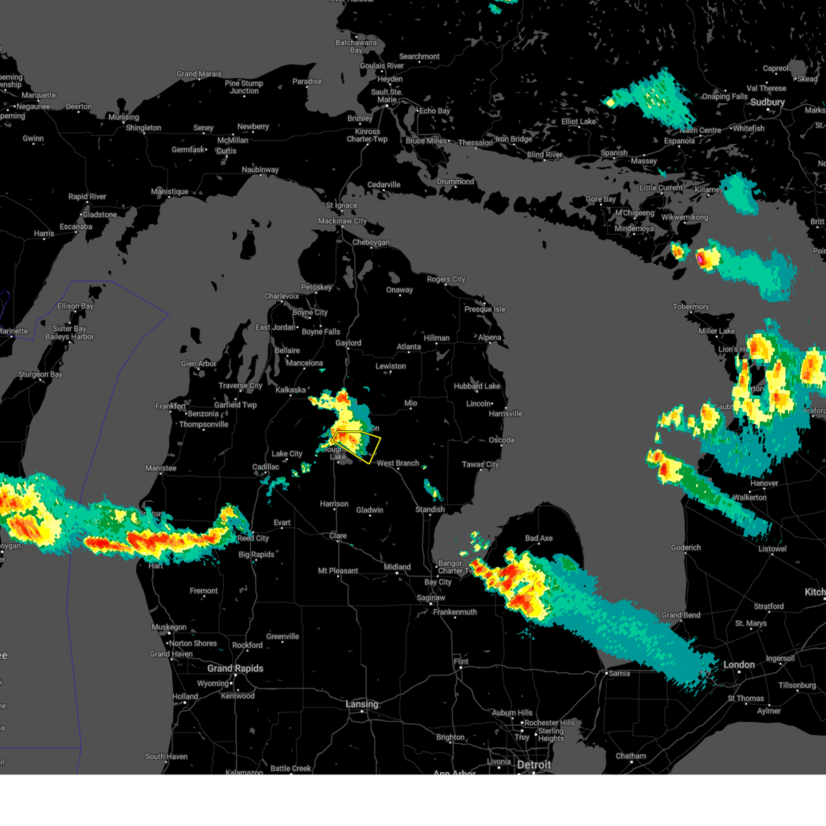 Interactive Hail Maps Hail Map for MI