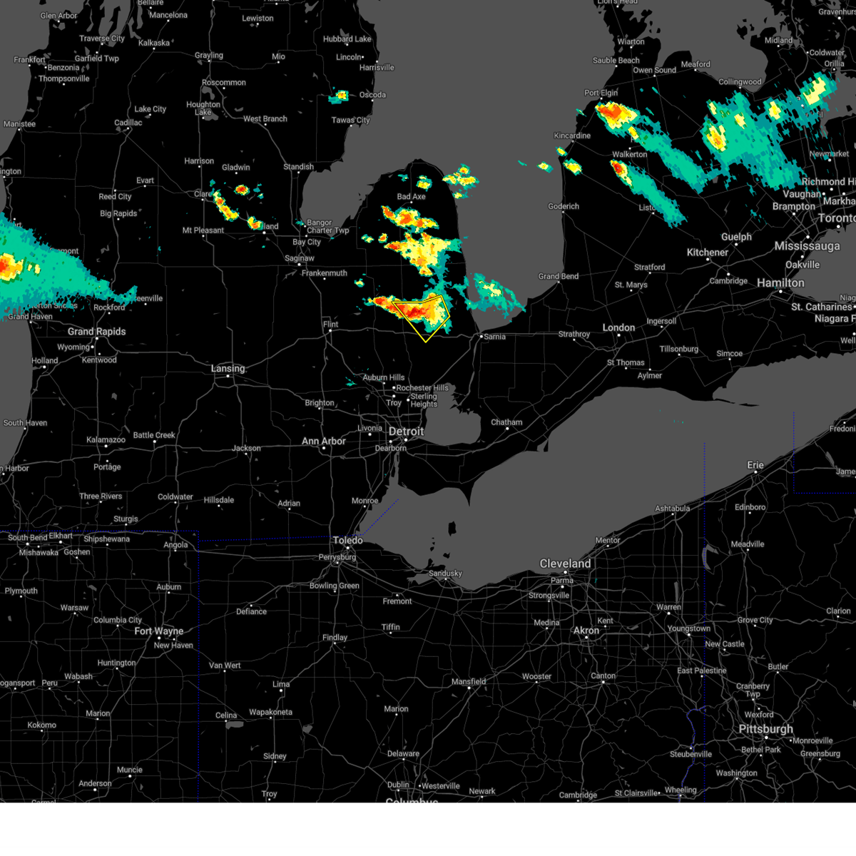 Interactive Hail Maps Hail Map for Capac, MI
