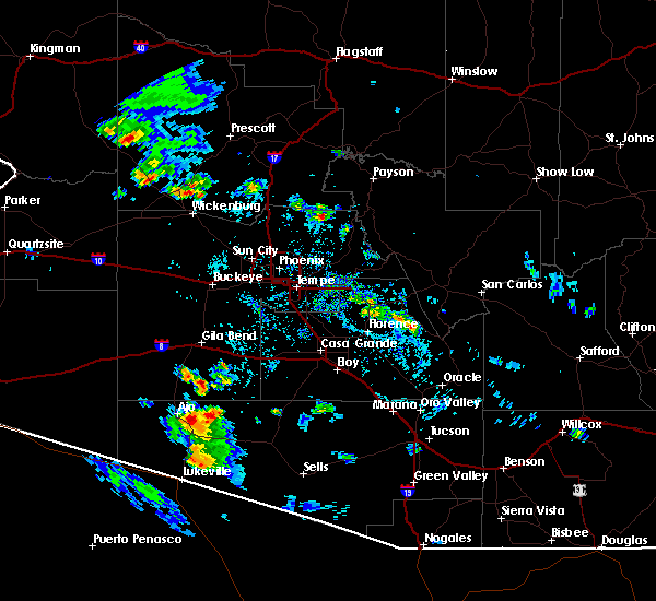 Interactive Hail Maps Hail Map for Wickenburg, AZ