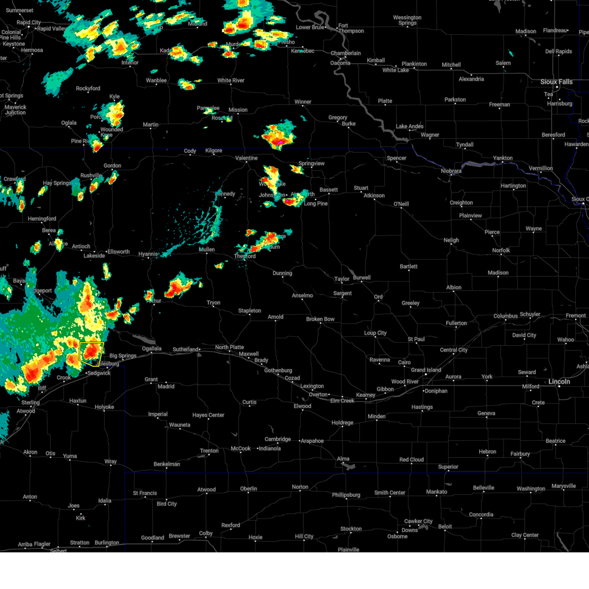 Interactive Hail Maps Hail Map for Chappell, NE