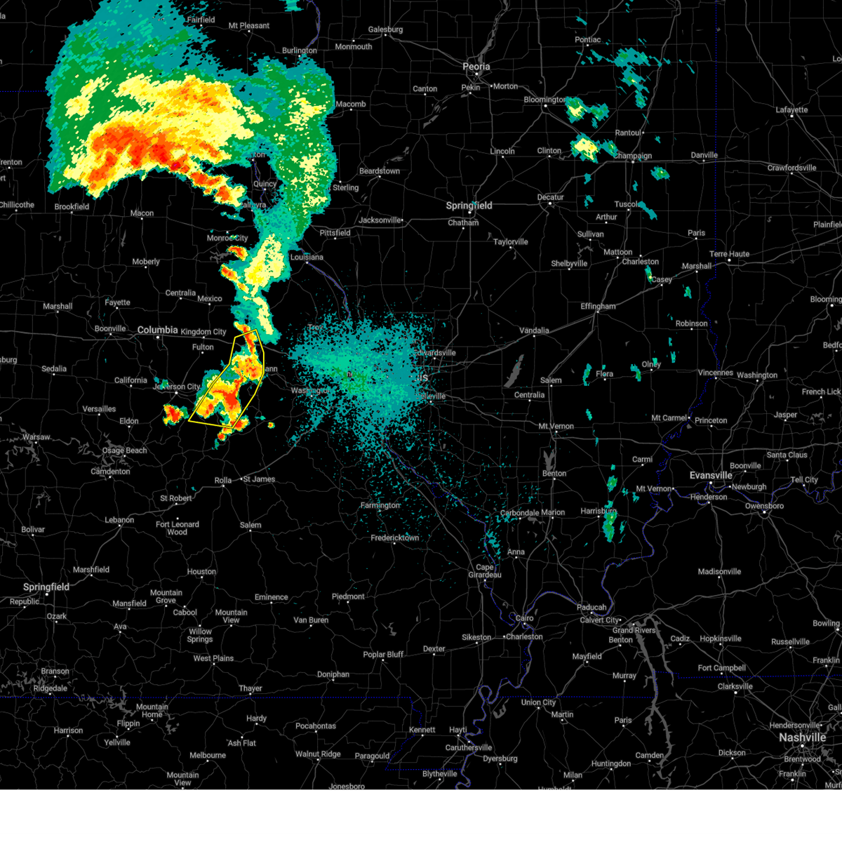 Interactive Hail Maps Hail Map for Westphalia, MO