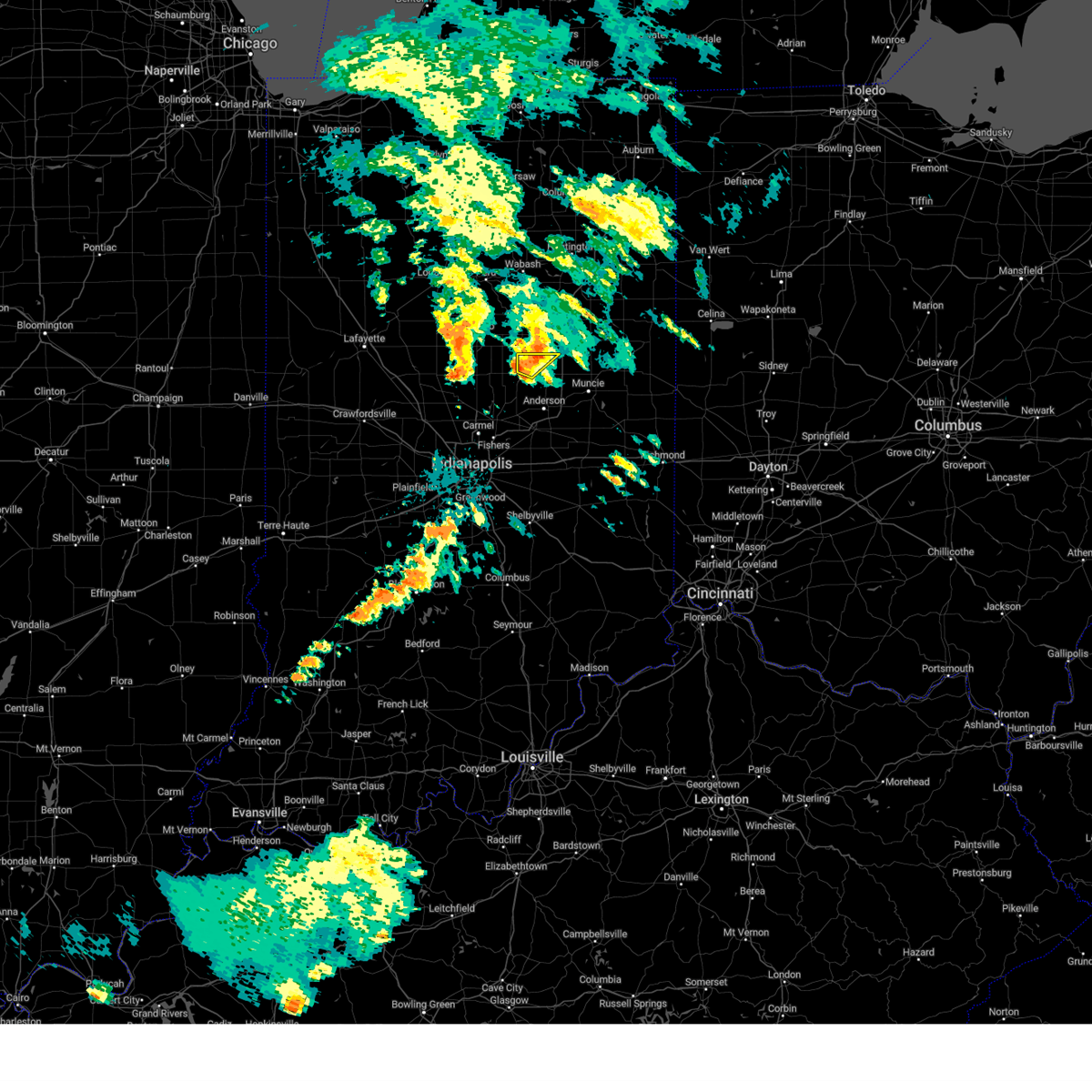 Interactive Hail Maps Hail Map for Elwood, IN