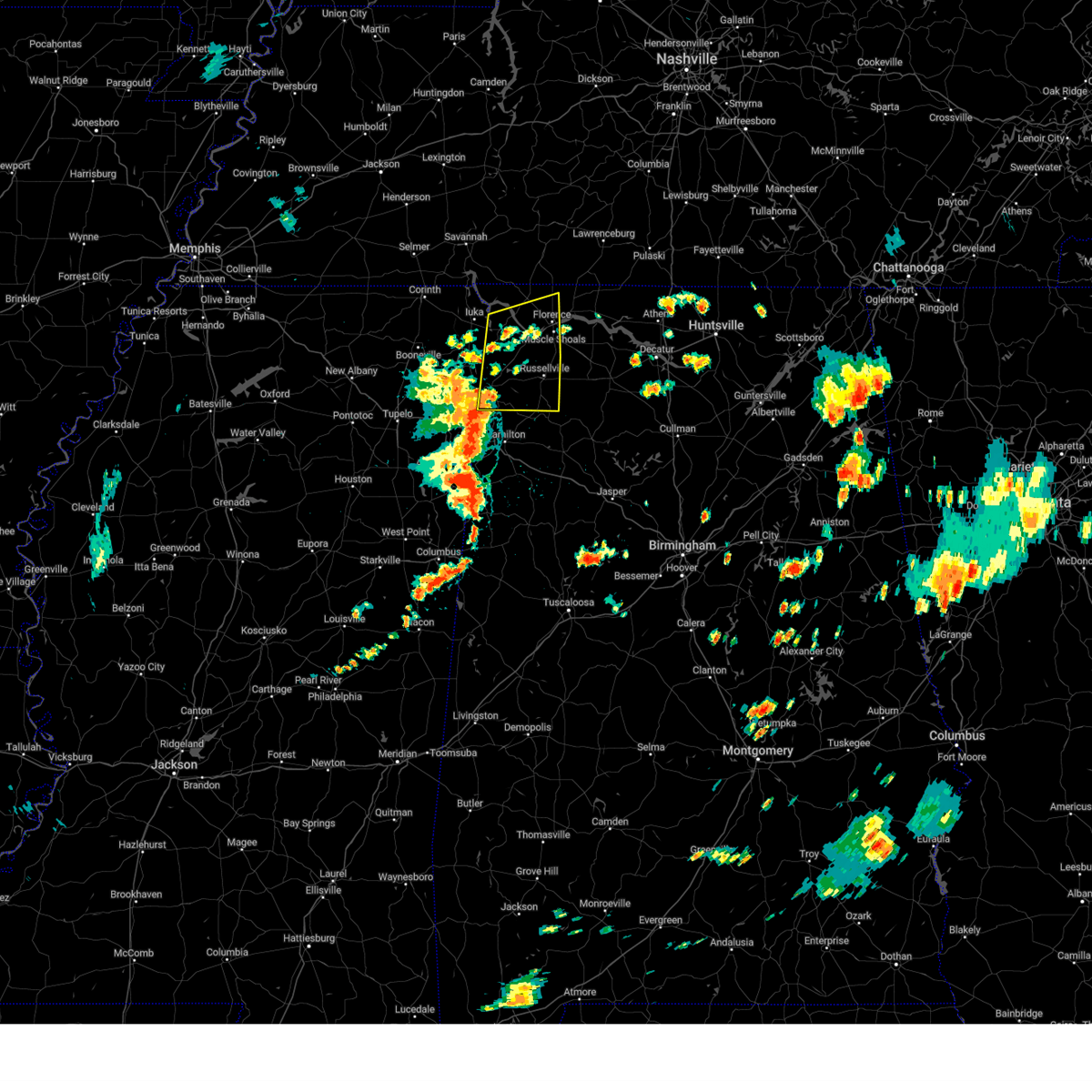 Interactive Hail Maps Hail Map for Hodges, AL