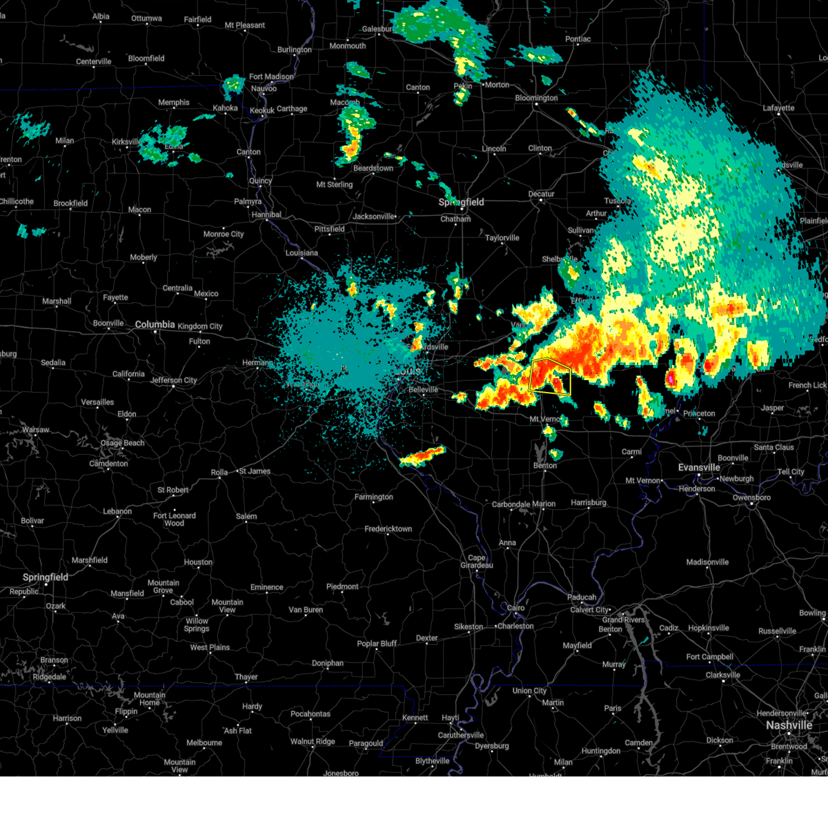 Interactive Hail Maps Hail Map for Odin, IL