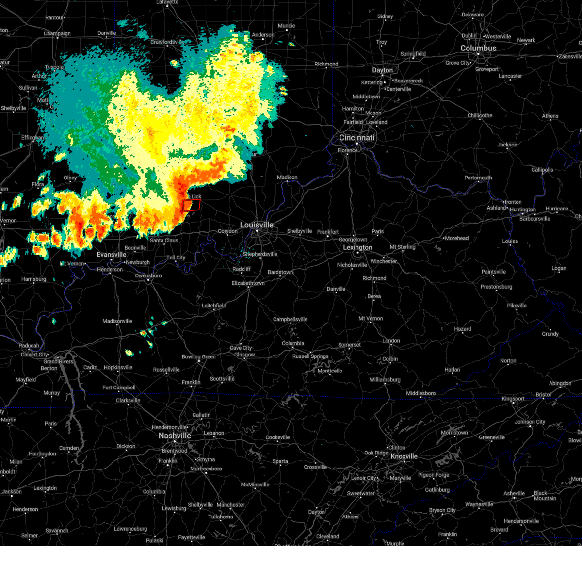 Interactive Hail Maps Hail Map for Paoli, IN
