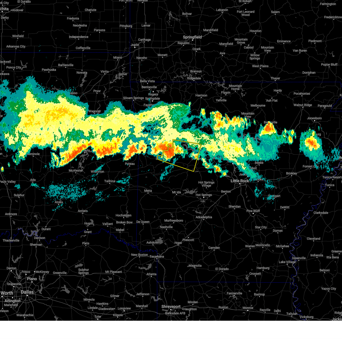 Interactive Hail Maps Hail Map for Booneville, AR