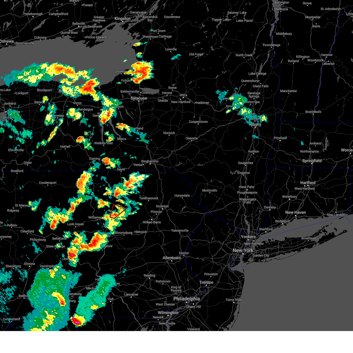 Interactive Hail Maps Hail Map for Picture Rocks, PA