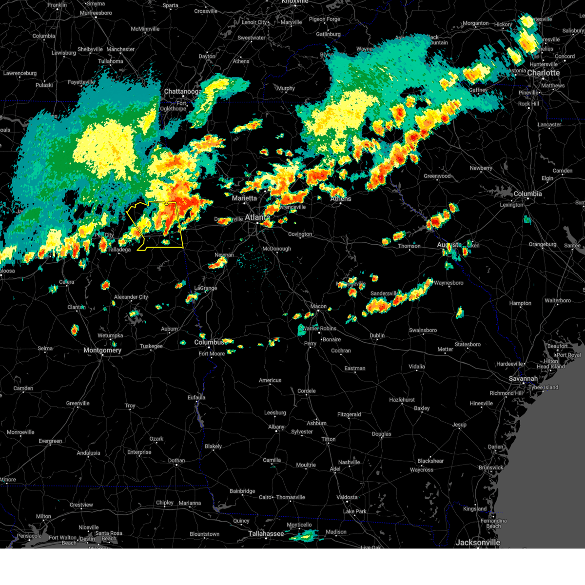 Interactive Hail Maps Hail Map for Alexandria, AL