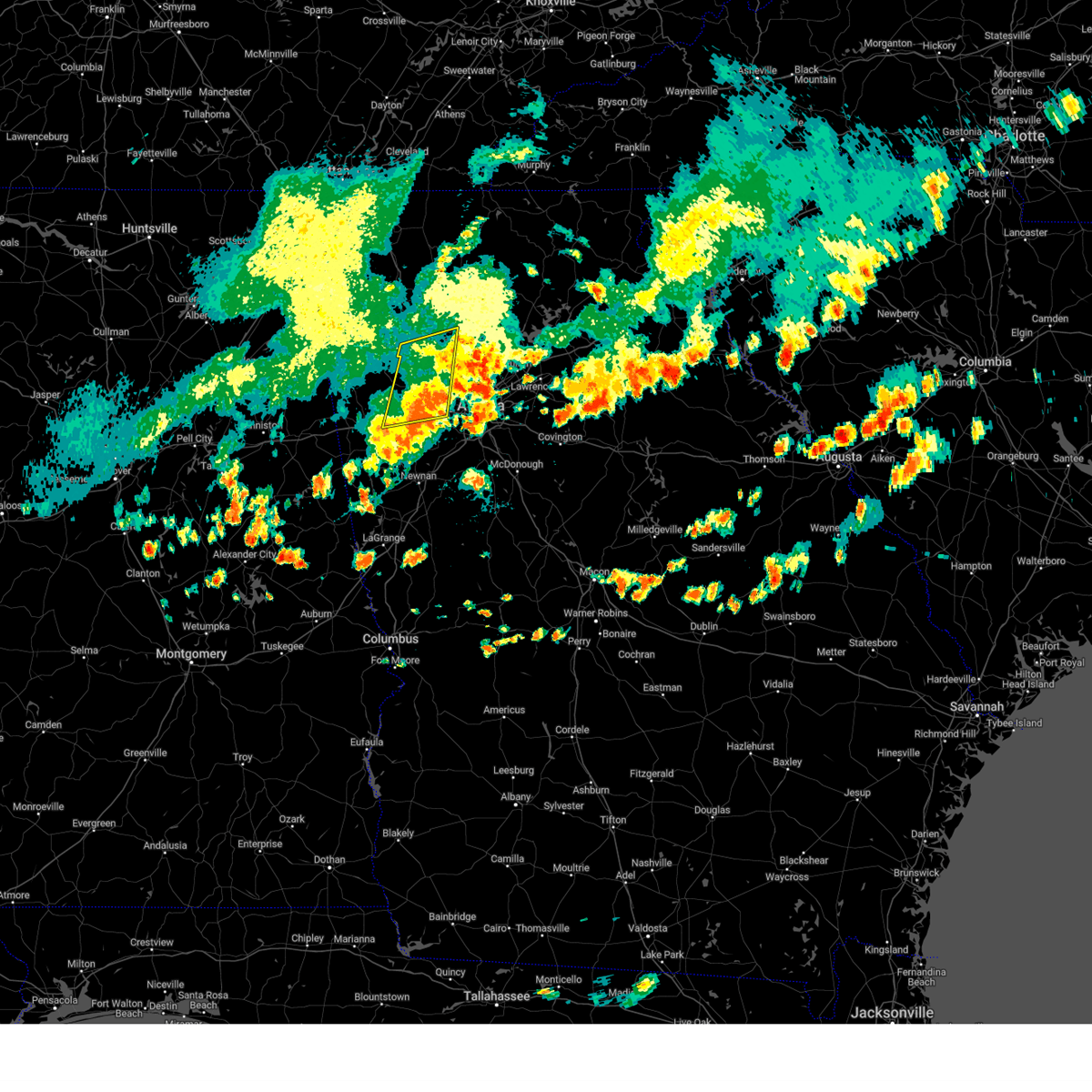 Interactive Hail Maps Hail Map for Acworth, GA