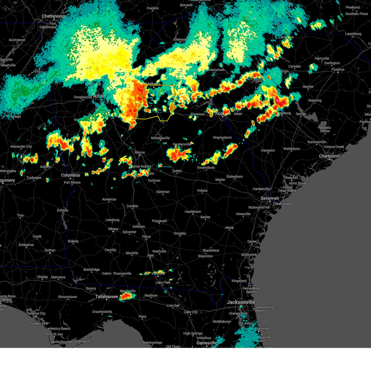 Interactive Hail Maps Hail Map for Bogart, GA