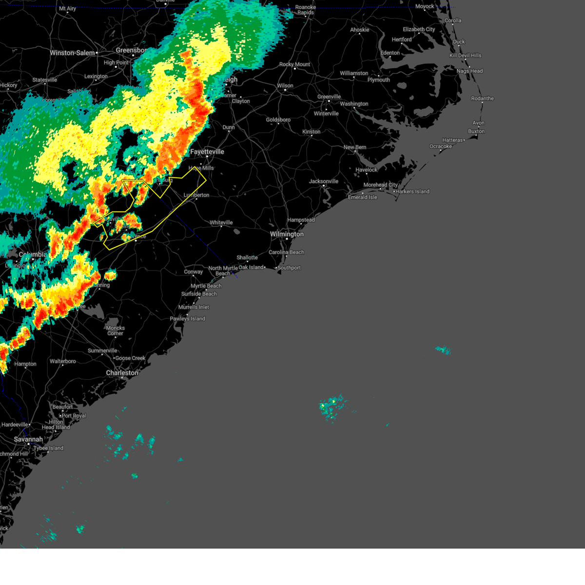 Interactive Hail Maps Hail Map for Hartsville, SC