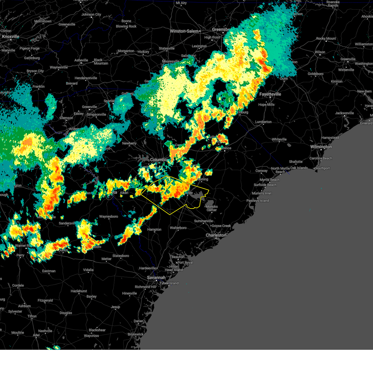 Interactive Hail Maps Hail Map for Orangeburg, SC