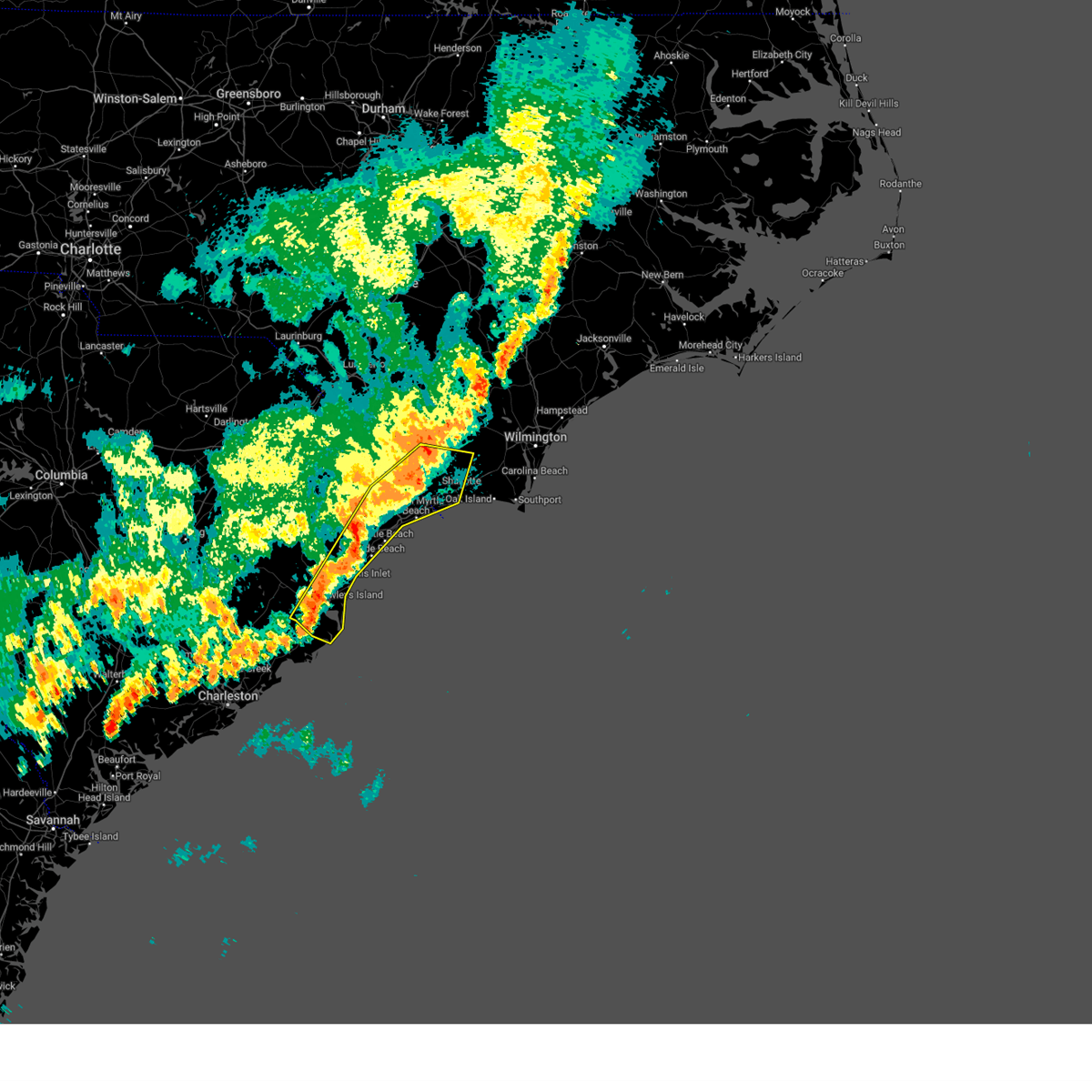 Interactive Hail Maps Hail Map for Murrells Inlet, SC