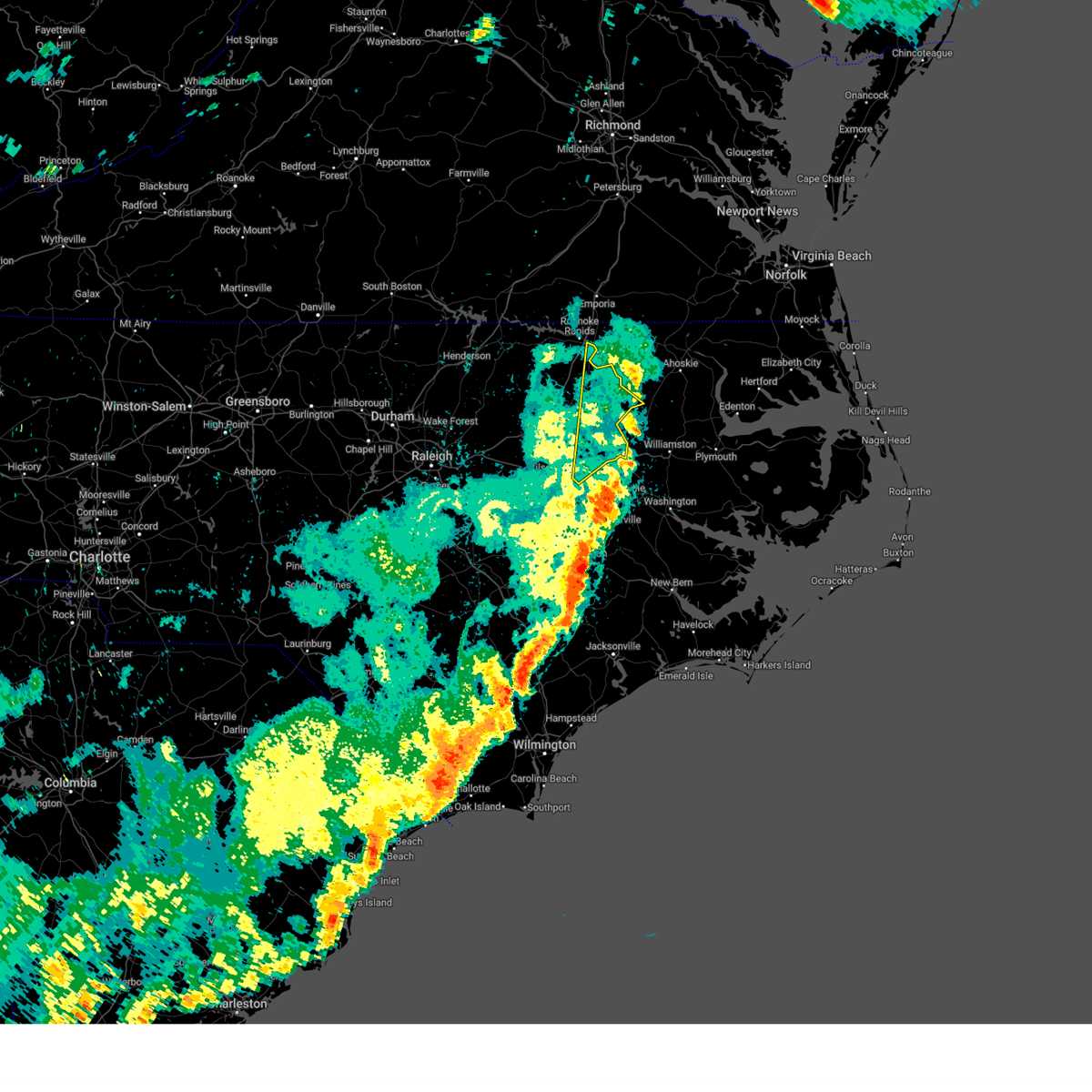 Interactive Hail Maps Hail Map for Scotland Neck, NC