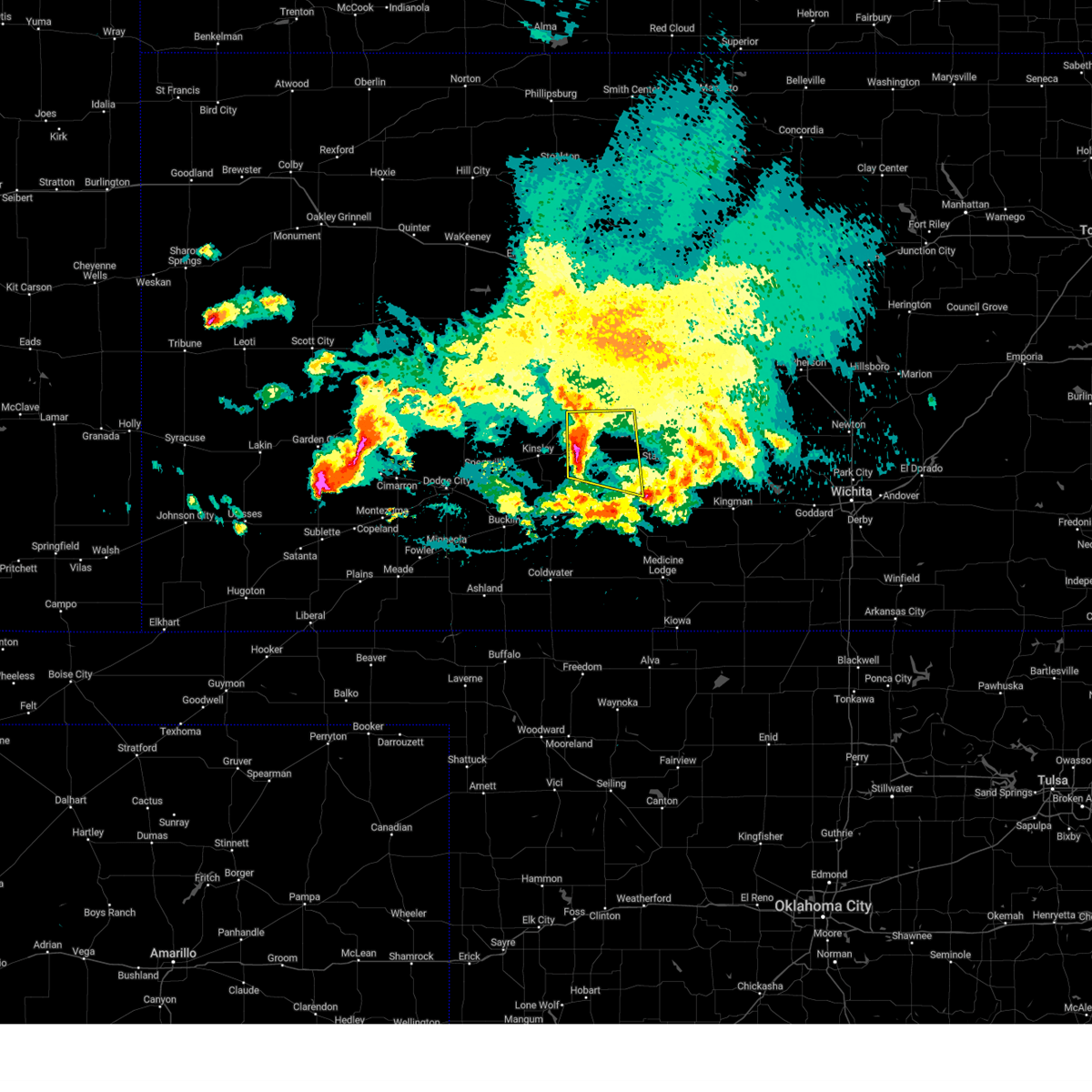 Interactive Hail Maps Hail Map for Pratt, KS