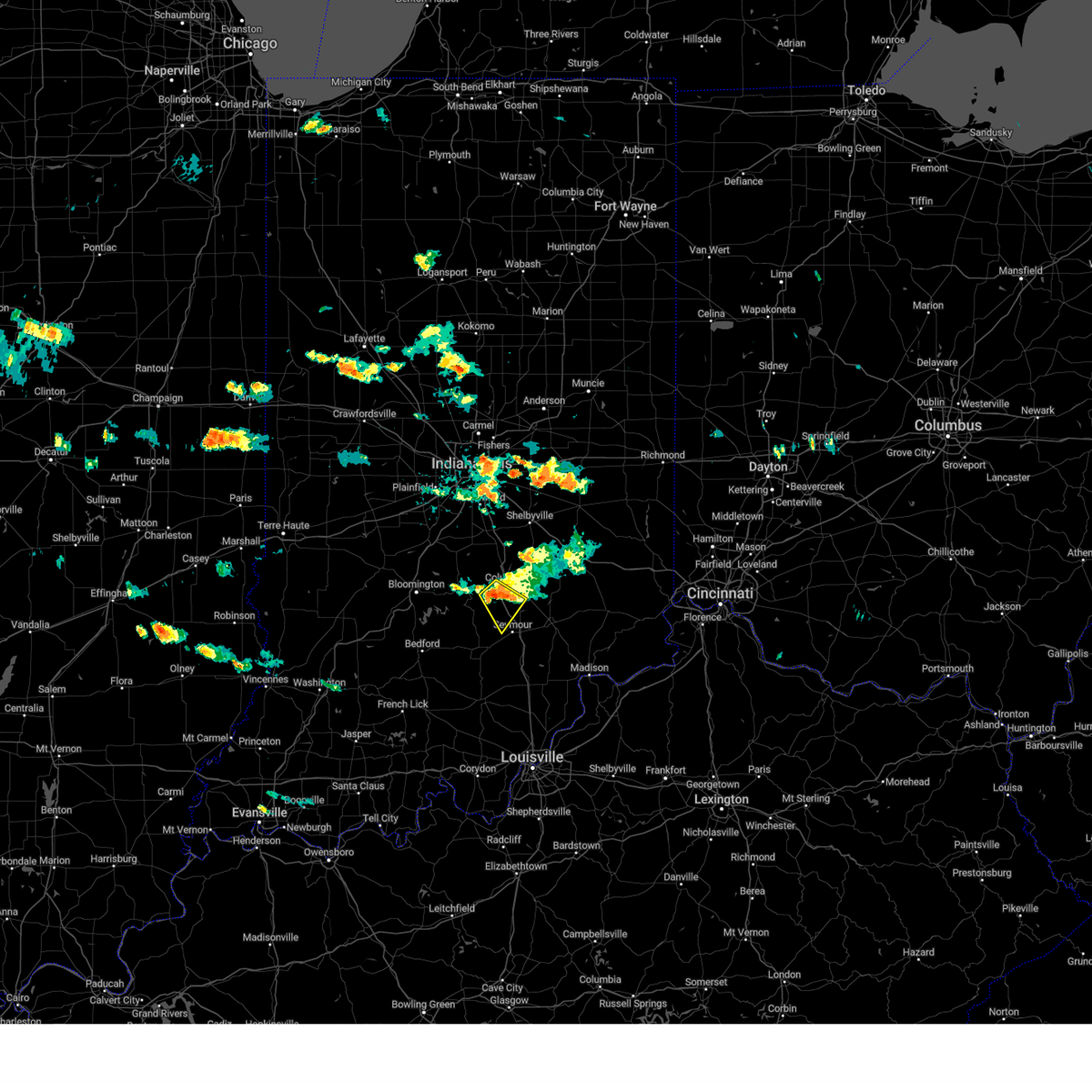 Interactive Hail Maps Hail Map for Jonesville, IN