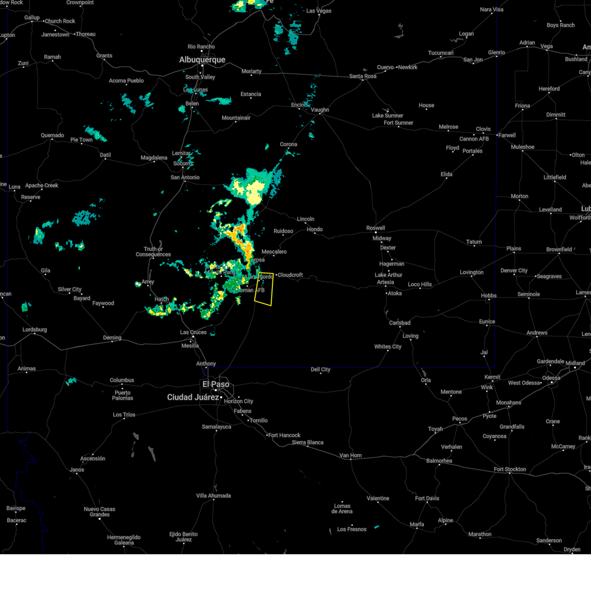 Interactive Hail Maps Hail Map for La Luz, NM