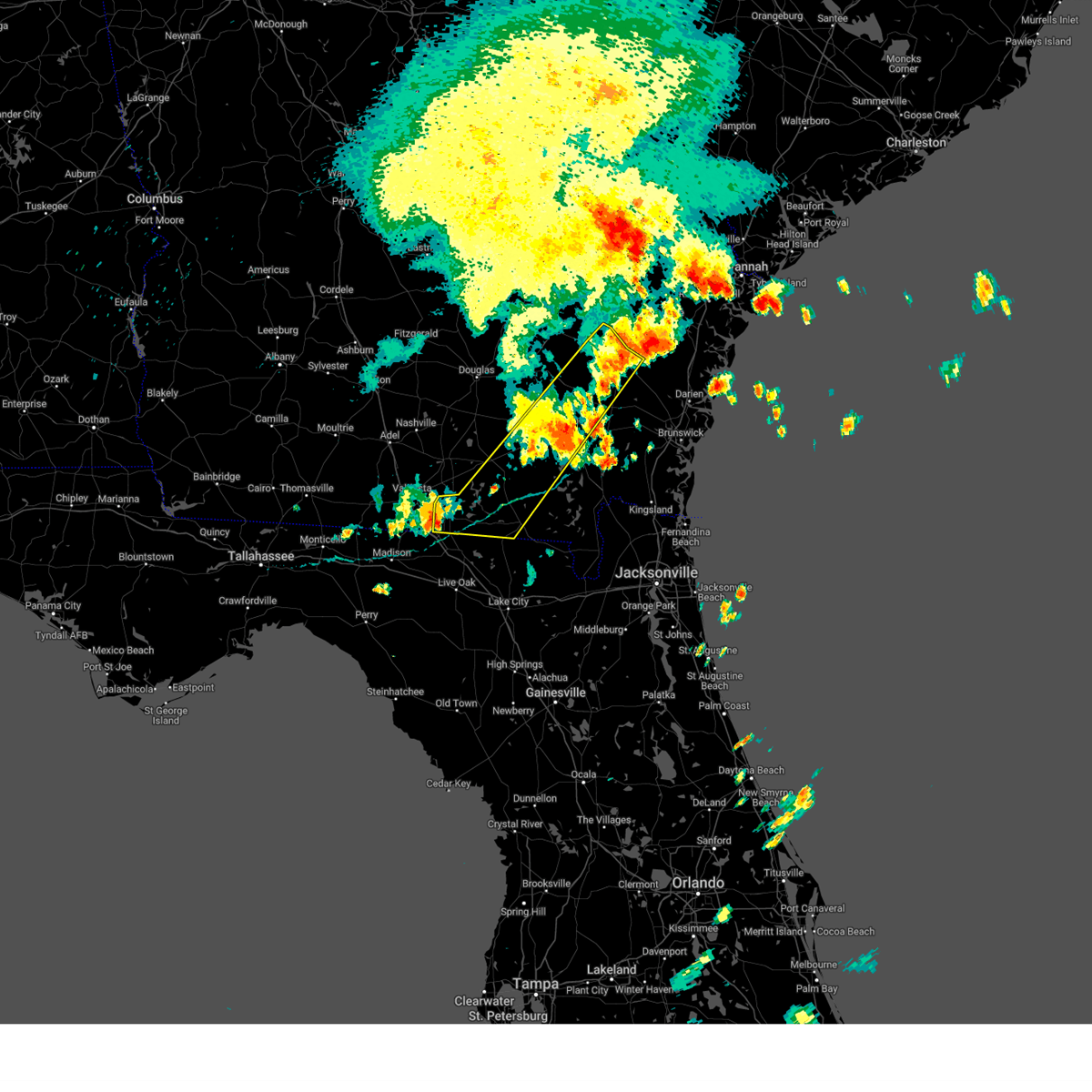 Interactive Hail Maps Hail Map for Odum, GA