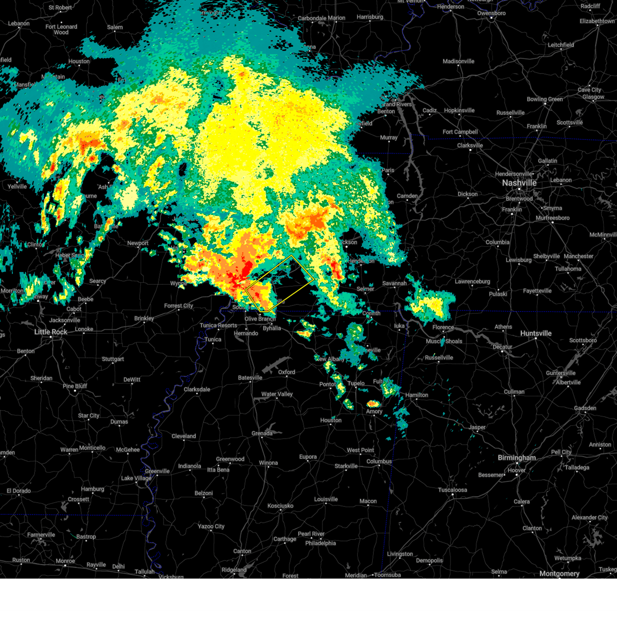 Interactive Hail Maps Hail Map for Germantown, TN