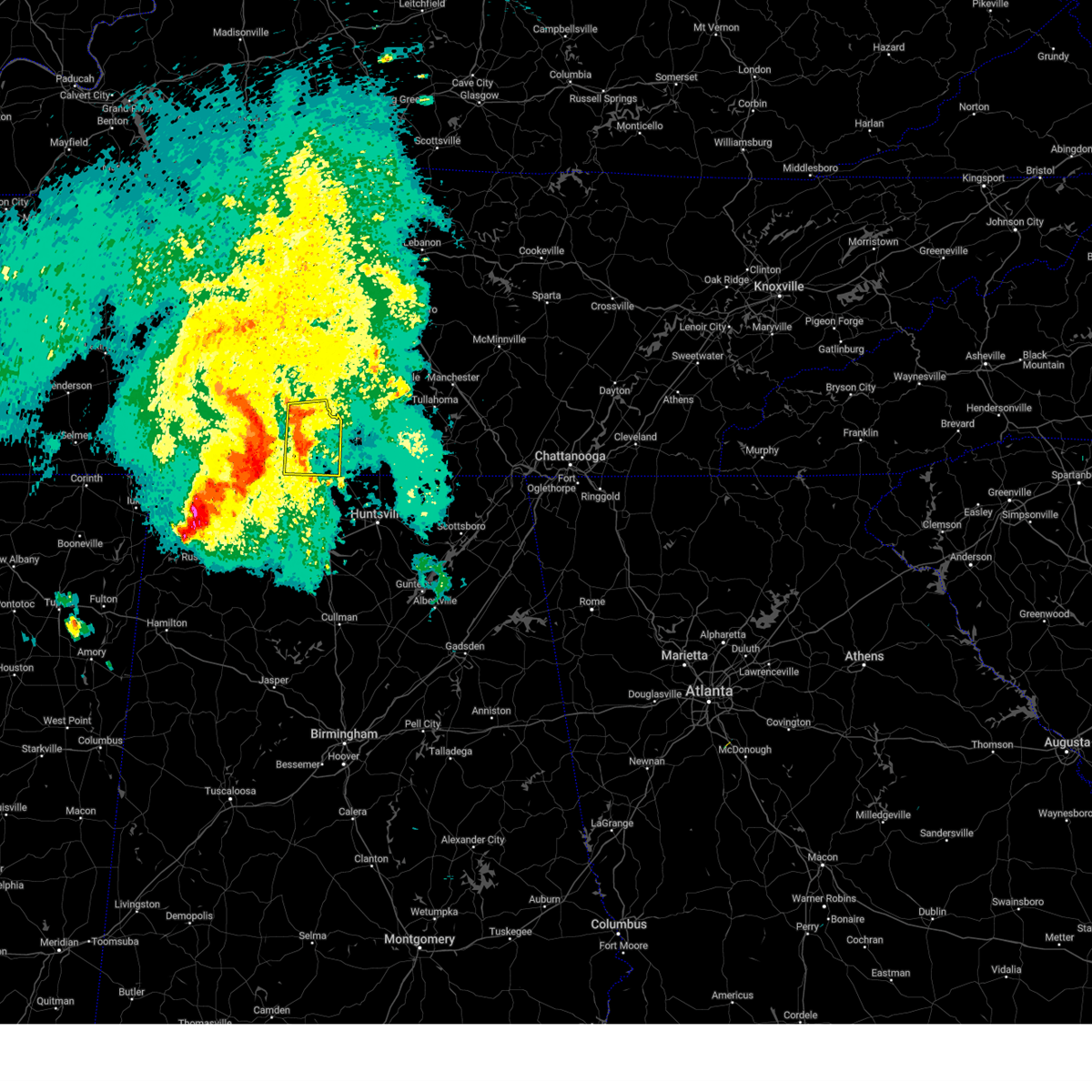 Interactive Hail Maps Hail Map for Minor Hill, TN