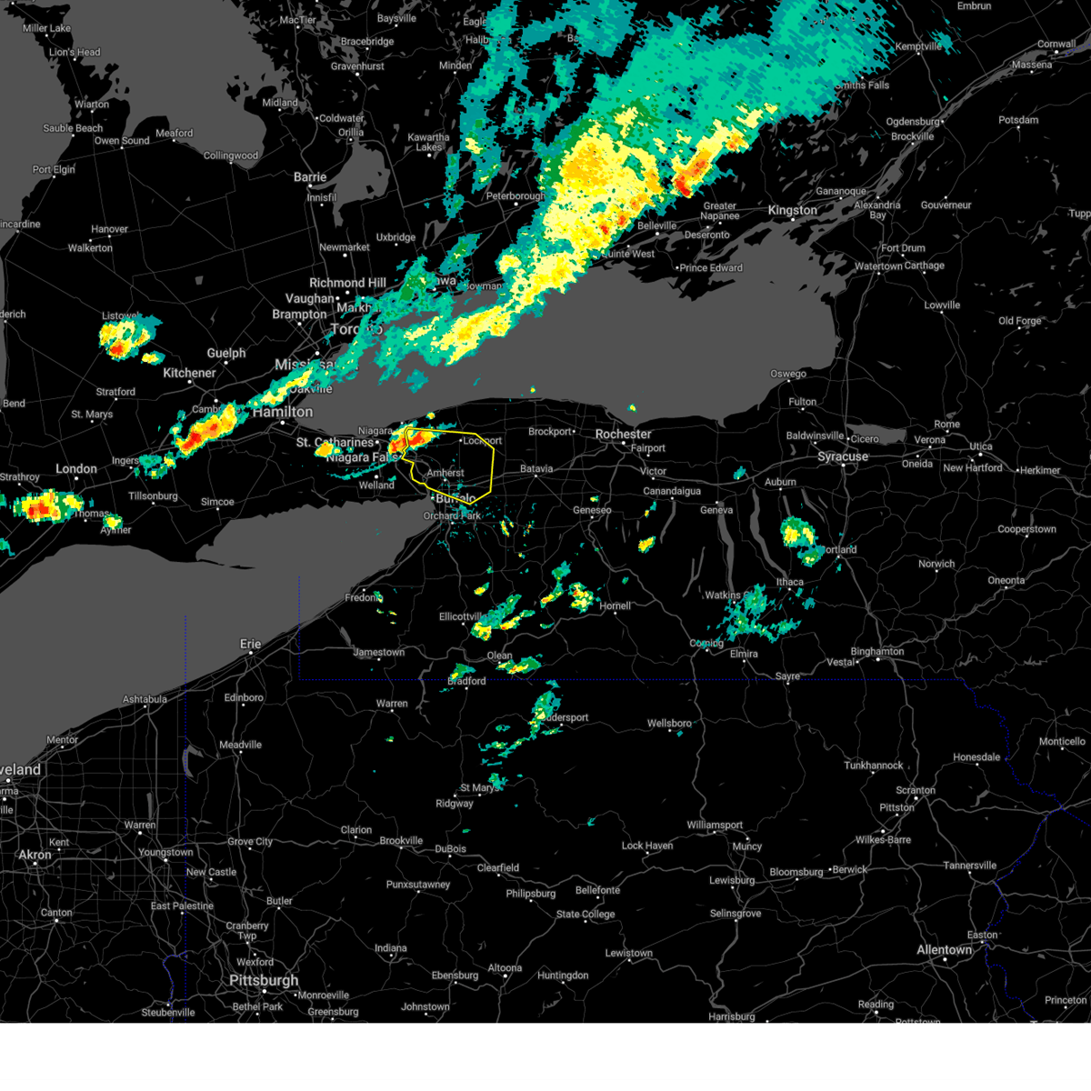 Interactive Hail Maps Hail Map for Ransomville, NY